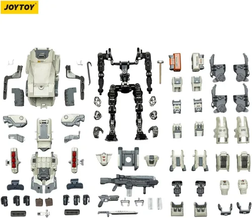 Miniatura 5 de JOYTOY APOC Series Bedrock Albus Standard Combat Type Mech 1/25 Modelo móvil Figura coleccionable a partir de 15 años