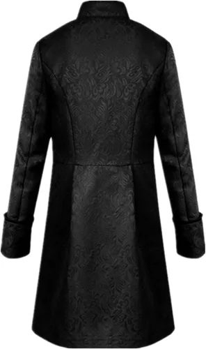 Miniatura 2 de Apocrypha - Chaquetafracabrigo largo vintage para hombre, de estilo góticovictorianosteampunk