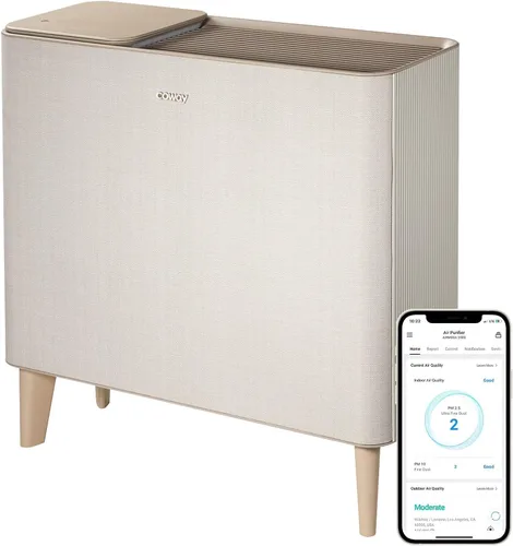 Miniatura 9 de COWAY Purificadores de aire para el hogar de hasta 1298 pies cuadrados, prefiltro lavable y filtro de partículas para humo, alergias, caspa