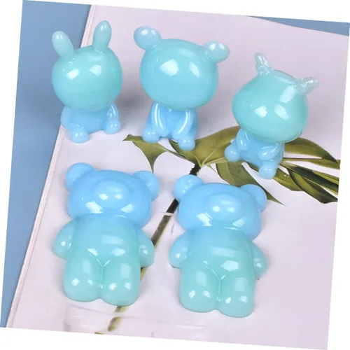 Miniatura 4 de Ciieeo Molde de silicona para muñeca, molde de conejo, molde de pastel de conejo, molde de silicona para resina, moldes de chocolate, moldes