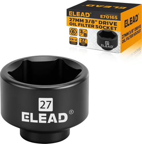 Miniatura 10 de ELEAD Juego de Llaves para Filtro de Aceite de 9 Piezas, Llaves Cubren de 2-3/4" a 5-1/4", Alicates Ajustables de Filtro de Aceite de 9" y 12