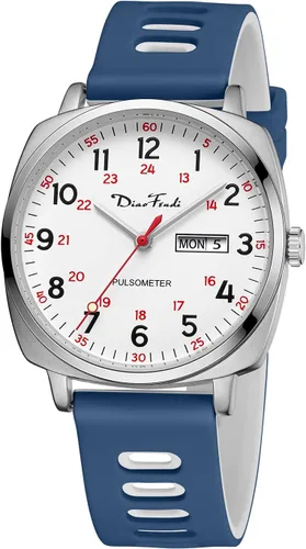 Diaofendi Reloj de enfermera impermeable para profesionales médicos, mujeres y hombres, 24 horas con segunda mano, esfera militar fácil de leer