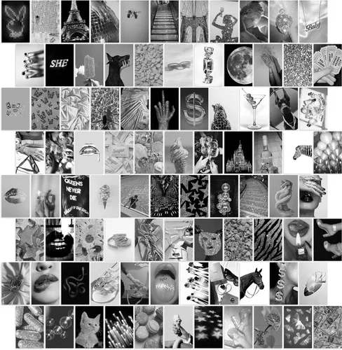 Miniatura 33 de Y2K BOO Kit de Collage de Pared Dark Academia - 50 Fotos Clásicas y Misteriosas de 4"x6" para Decoración de Dormitorio, Regalo para Chicas