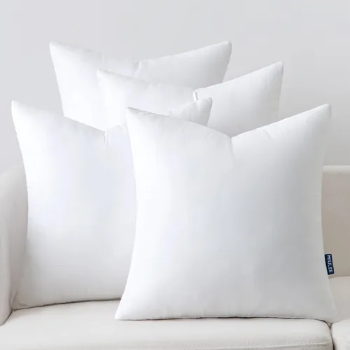 Miniatura 12 de MIULEE - Relleno de cojín cuadrado, cojín decorativo para cama, sillón y sofá, 18 x 18 pulgadas