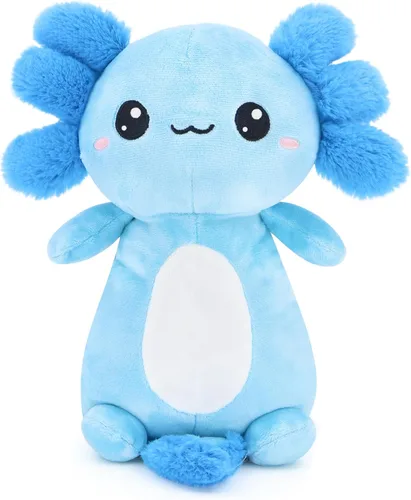 Miniatura 9 de Lindos animales de peluche de ajolote rosa, almohada de peluche suave kawaii, juguete de peluche de ajolote, regalos para decoración de niñas