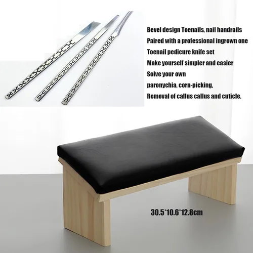 Miniatura 4 de Cuchillo de pedicura, herramientas para uñas encarnadas, reposabrazos inclinado para uñas, utilizado para removedor de cutículas de uñas, callo