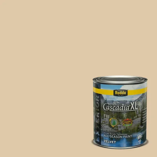 Miniatura 121 de Rodda Paint CASCADIA XL Pintura e imprimación satinada exterior en uno, cuarto de galón, abulón