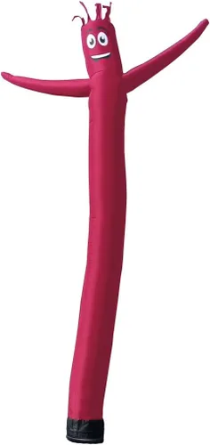 Miniatura 2 de Tubo inflable amarillo de 20 pies de alto para hombre, marioneta de baile y agitación, impulsada por aire, para exteriores