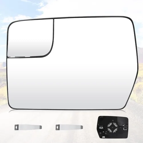 Miniatura 8 de Youxmoto Cristales de Espejos Calefactables de Repuesto para Lado Izquierdo del Conductor y Lado Derecho del Pasajero, Compatible con Ford F150 2011