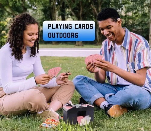 Miniatura 3 de GSE Games & Sports Expert Barajador automático de cartas de 4 barajas, máquinas barajadoras a pilas para jugar a las cartas, Blackjack, Texas 4-deck