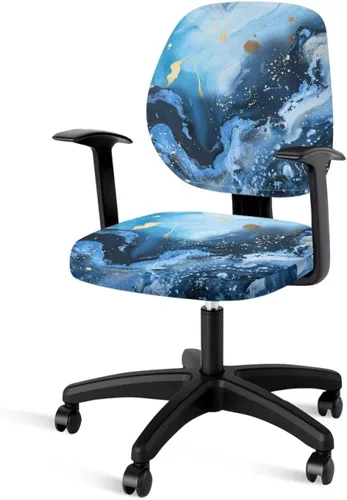 Miniatura 18 de Office Chair Covers with Arms Trendy American Flag Lightweight Computer Chair Slipcover Set of 2 Elastic Fabric Furniture Protector for Swivel