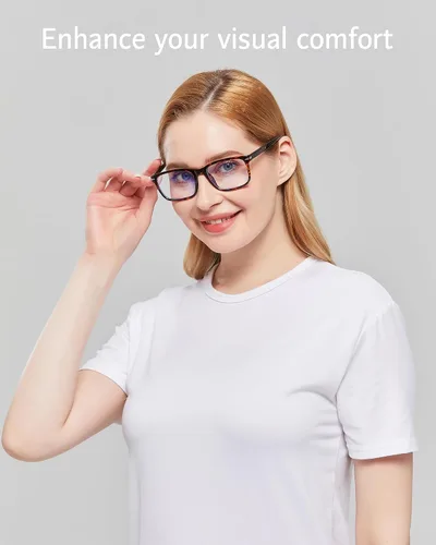 Miniatura 2 de ANRRI Lentes de bloqueo de luz azul, pantalla de computadora, para juegos, filtro de rayos azules, protección ocular, antifatiga ocular, hombres