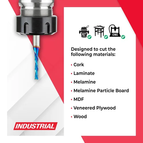 Miniatura 3 de Amana Tool Spektra Extreme Tool Life - Broca de carburo sólido con recubrimiento en espiral, 46125-K, 1/8 de diámetro x 13/16 CH x vástago de 1/4