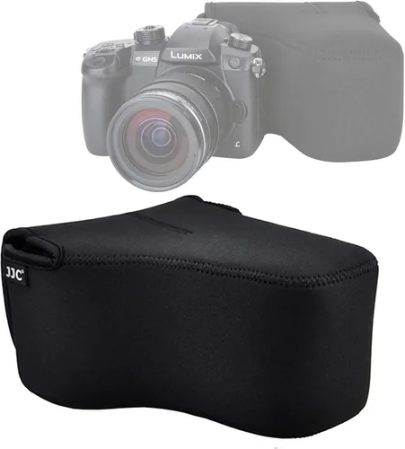 Miniatura 12 de JJC Funda de neopreno ultra ligera en negro para cámara, compatible con X-E4 X-T30 II X-T30 X-T20 X-T10 + lentes prime cortas, 18mm F1.4/ 27mm F2.8