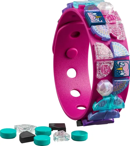 Miniatura 5 de LEGO DOTS Unicorns Forever - Kit de fabricación de pulseras de juguete 41802, gran regalo de unicornio para niñas y niños creativos, kit de pulsera