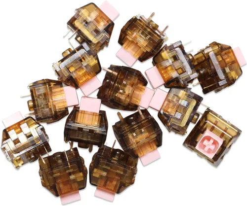 Miniatura 6 de KPREPUBLIC Kailh Coco Pink Box V2 Switch RGB SMD Lineal 1.76 oz Interruptores para teclado mecánico mx vástago 5pin PC rosa POM (CocoPink S x110)