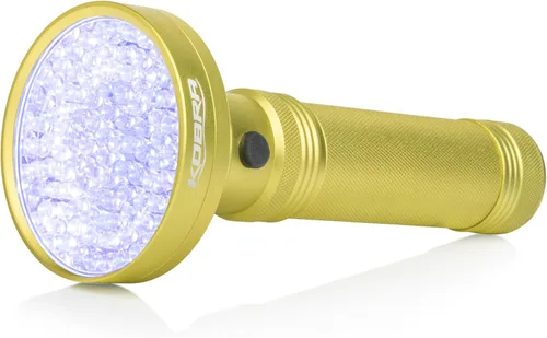Miniatura 9 de Linterna de luz negra UV Kobra - 100 LED Luz UV portátil y luz negra para detección de orina de mascotas - Inspección de chinches, fugas y dinero