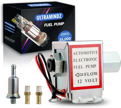 Bomba de combustible eléctrica universal en línea baja presión 4.5-7 psi 12 voltios w/filtro abrazaderas kit E8012S P60430 6414671