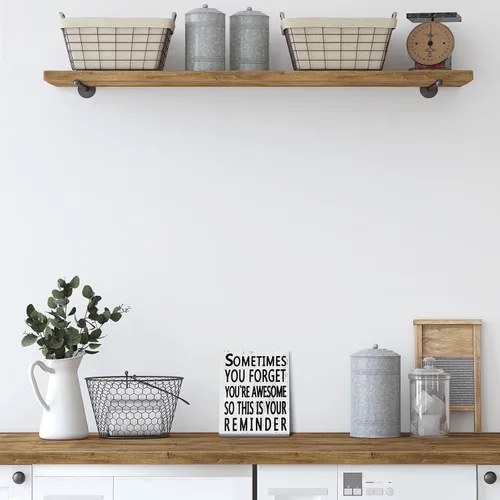Miniatura 7 de Letrero inspirador de madera de 5 x 4 pulgadas, decoración motivacional para el día de San Valentín, decoración motivacional con texto en inglés