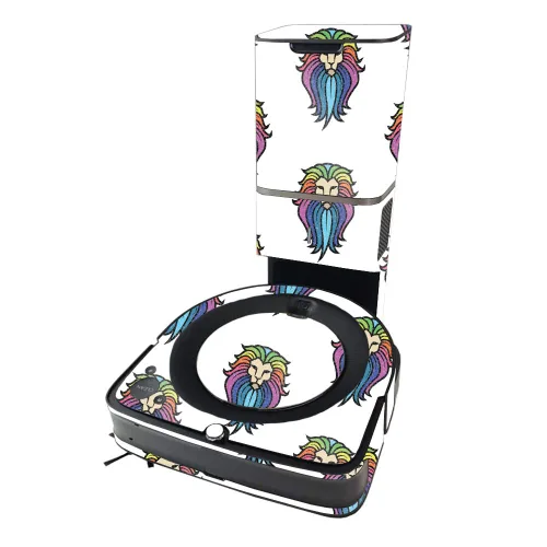 Miniatura 16 de MightySkins - Piel brillante con purpurina compatible con iRobot Roomba s9+ Vacuum - Castle Unicorns, acabado brillante con purpurina, fácil