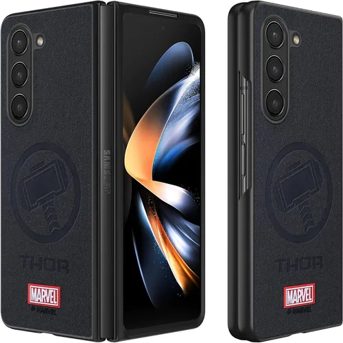 Miniatura 35 de IRON SPIDER Funda para Samsung Galaxy Z Fold 3 5G, con personaje de superhéroe compatible con Galaxy Z Fold 3 5G, funda de piel azul