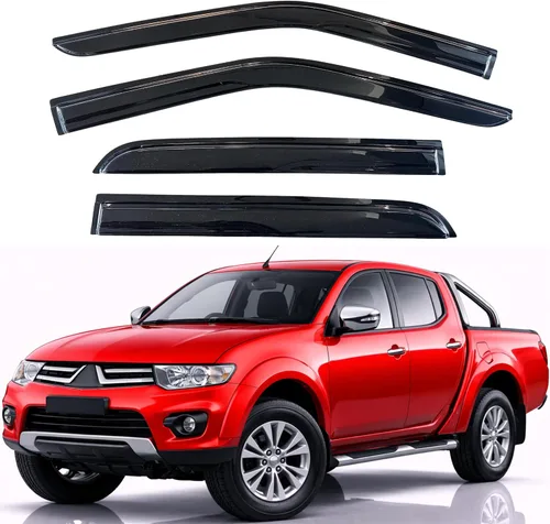 Miniatura 111 de KPY Visor de ventana compatible con Hyundai Tucson 2021-2025, 4 piezas de deflector de ventilación para ventana lateral, estilo Mugen, protector