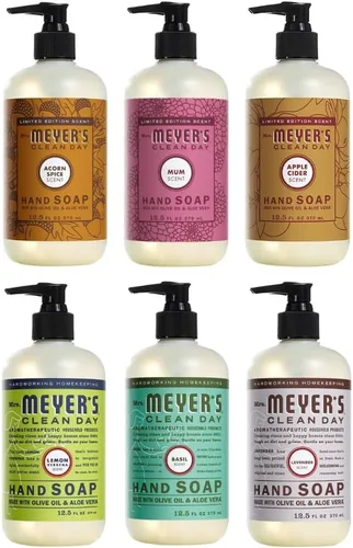 Miniatura 55 de Mrs. Meyer's Clean Day - Ambientador en espray, atomizador sin aerosol infundido con aceites esenciales, albahaca, 8 onzas líquidas