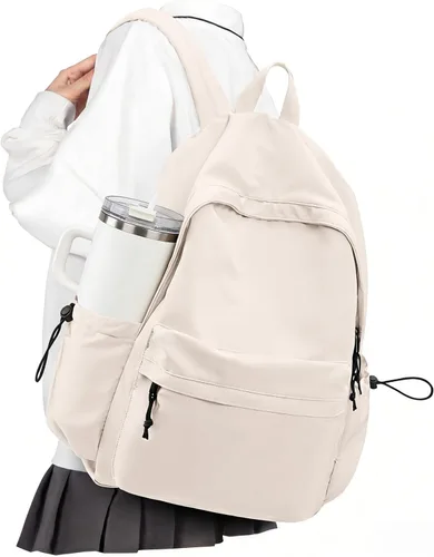 Miniatura 9 de VECAVE - Mochila ligera para mujeres y hombres, mochila de viaje casual para portátil, A-Negro, Grande, Mochila