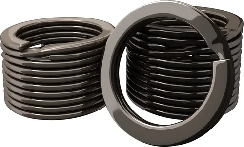 Miniatura 6 de Llaveros pequeños de 0.8 pulgadas (0.787 in) – Llavero resistente a granel para manualidades – Llavero dividido collar para mascotas, llaves