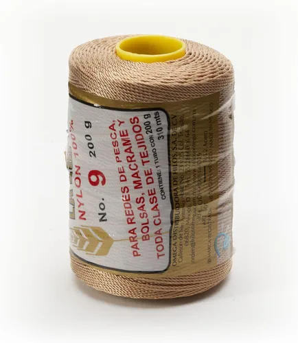 Miniatura 9 de N° 9 - 100% Cordón de Hilo de Nylon Omega para Tejer y Crochet - 01 Blanco