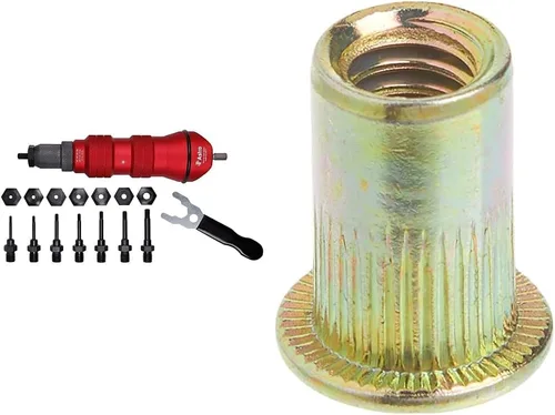 Miniatura 8 de Kit de adaptador de tuerca de remache para taladro ADN14 de Astro Pneumatic Tool y kit de adaptador de tuerca de remache ADN38 XL - Capacidad de 3/8