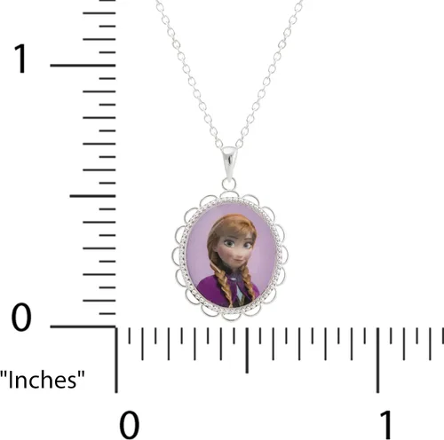 Miniatura 2 de Disney Frozen II Necklace - Frozen Necklace with Anna or Elsa Pendant Jewelry - Frozen Jewelry