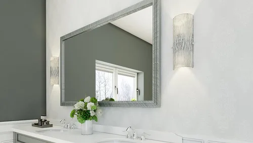 Miniatura 5 de Brilliance - Aplique de pared con 1 luz, acabado cromado con pantalla de vidrio de hielo brillante