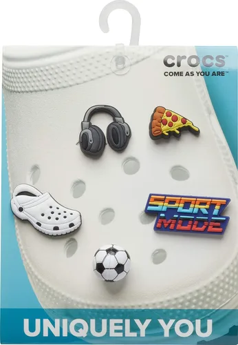 Miniatura 2 de Crocs Jibbitz - Paquete de 5 dijes deportivos para zapatos Jibbitz para Crocs