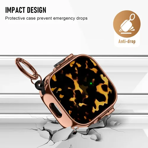 Miniatura 5 de Maxjoy para Funda Linda de AirPods 2 (2019) con Bloqueo de Seguridad, Compatible con Funda de AirPod de 2ª Generación de Mármol para Mujeres