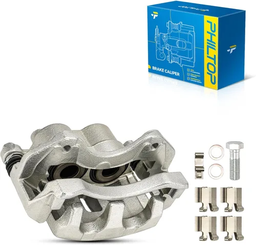 Miniatura 23 de PHILTOP Conjunto de Pinza de Freno de Disco Delantero Compatible con Jeep Wrangler 1990-2006, Jeep Cherokee 1990-2001, Grand Cherokee 1993-1998