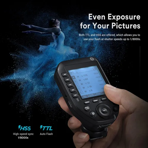 Miniatura 2 de Godox XProII-F XProIIF TTL Disparador de flash inalámbrico para cámaras Fuji, transmisor de flash inalámbrico 2.4G HSS 1/8000S, conexión Bluetooth