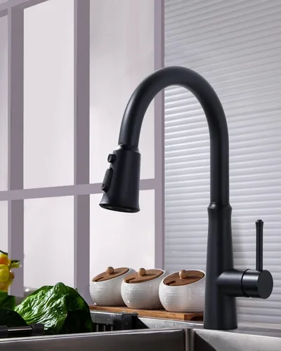 Miniatura 6 de WOWOW Cabezal de repuesto para grifo de cocina, cabezal rociador de grifo extraíble de 3 funciones con 9 adaptadores, boquilla rociadora de cocina