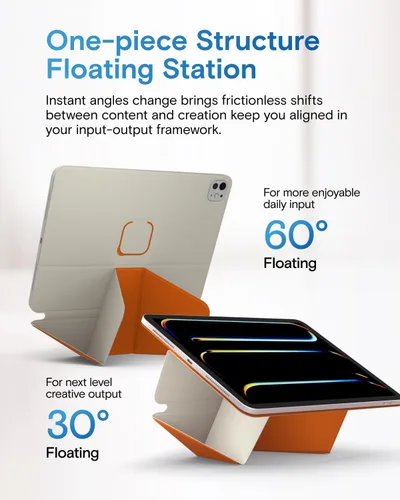 Miniatura 4 de MOFT Soporte dinámico para tablet compatible con iPad mini A17 Pro 2024 y iPad mini 6th A15 2021, funda magnética delgada para tablet con más de 20