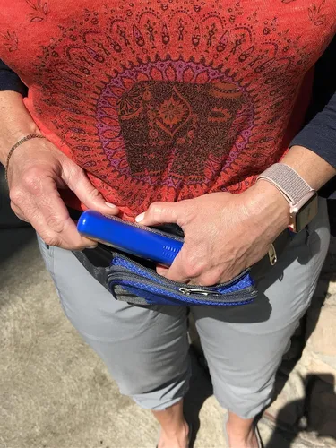 Miniatura 4 de Paquete de 5 bolsas de lujo a granel de colores, riñoneras para la cintura o bolsas de pecho cruzado, bolsa perfecta para el día de la cadera