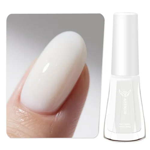 Miniatura 18 de Esmalte de uñas negro, esmalte de uñas de secado rápido, sin rayas, esmalte de uñas de larga duración para uñas de boda de otoño, manicura acogedora