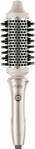 TYMO Cepillo Térmico Rizador - STYLUX 1.5 Pulgadas Voluminizador de Peinado con Flexi-Fit para Alisado de Cabello, Herramienta Estilizadora Redonda