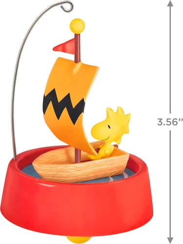 Miniatura 5 de Adorno navideño de Hallmark Keepsake 2024, la pandilla de Peanuts Super Lucy y Linus, regalos para fanáticos de Peanuts