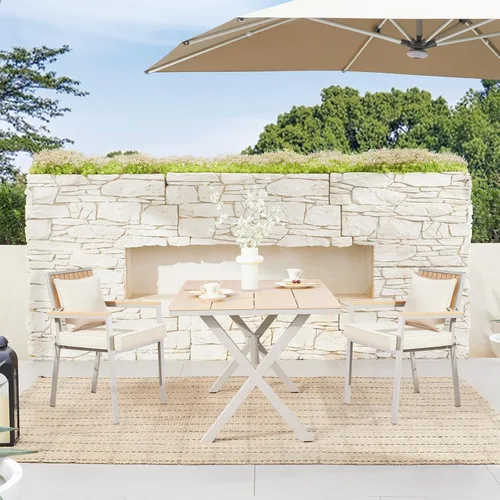 Miniatura 6 de Cojines para sillas de patio al aire libre, 19 x 19 pulgadas, cojines impermeables para muebles de patio de asiento profundo, cojín de repuesto