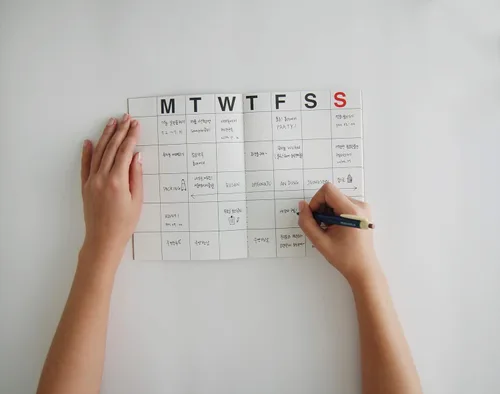 Miniatura 5 de JSTORY, planificador mensual mediano, sin fecha, para todo el año, papel grueso premium, ecológico, encuadernado con costura A5, 16 meses, 150 g/m²