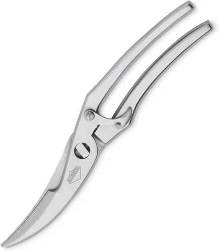 Küchenprofi - Tijeras de cocina multiusos, acero inoxidable curvado de 9.5 pulgadas, aptas para lavavajillas, tijeras de aves de corral y carne,