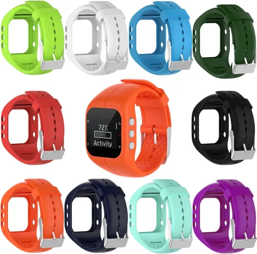 Miniatura 3 de QGHXO Correa para Polar A300, correa de repuesto de silicona suave y ajustable para reloj Polar A300