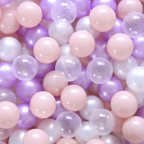 Miniatura 23 de Bolas de pozo de bolas Realhaha 50 100 200 500 Bolas de juego de plástico para bebés, niñas, niños pequeños, tienda de campaña, piscina, sala