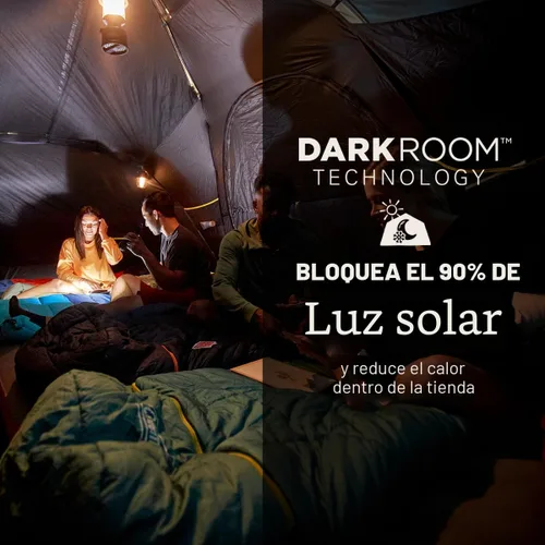 Miniatura 2 de Coleman Tienda de campaña Skydome para 4/6/8/10 personas con lluvia, configuración de 5 minutos, bloquea el 90% de la luz solar, un 20% más