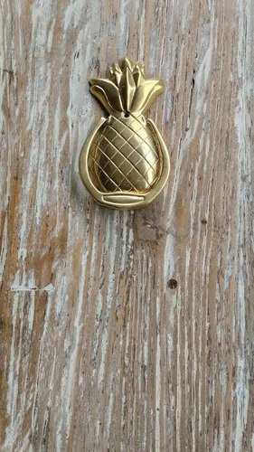 Miniatura 6 de Tropical Welcome – Aldaba de bronce con piña de Bali, un toque de elegancia tropical para la decoración de tu hogar